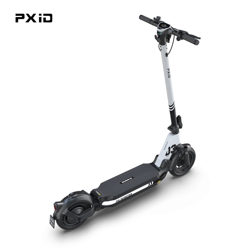 PXID 03 - Vit el-scooter från QICKSHOP.