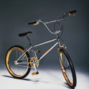 24" Monza BMX - Chrome with gold rims (Pre-order open)  från Monza Bicycle Club.