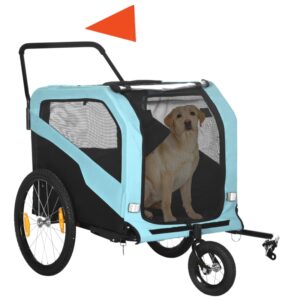 2i1 cykelvagn för hund och joggingvagn 170x77x90 cm Hundtransport från Tildasstore.