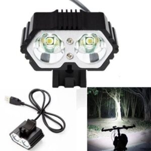 6000 Lumens 2 X CREE XM-L T6 LED USB Vattentät Lampcykel Cykellampa Fritidsprylar och Sportprylar från Fynd24.