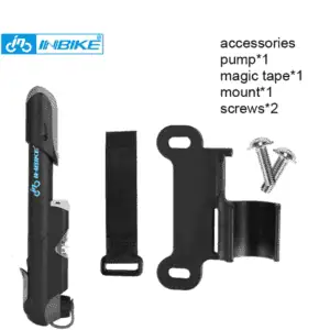 INBIKE Bärbar Cykelpump Mini Handpump Cykling Luftpump Däck Uppblåsare Schrader Presta Valve MTB Mountainbike pump Fritidsprylar och Sportprylar från Fynd24.