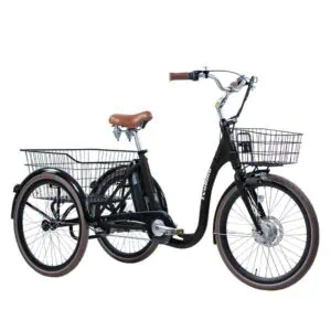 Fyndex - Elcykel Trehjulig Elcykel Evobike Elegant 24 tum 250W 2023 432 Wh - Svart från .