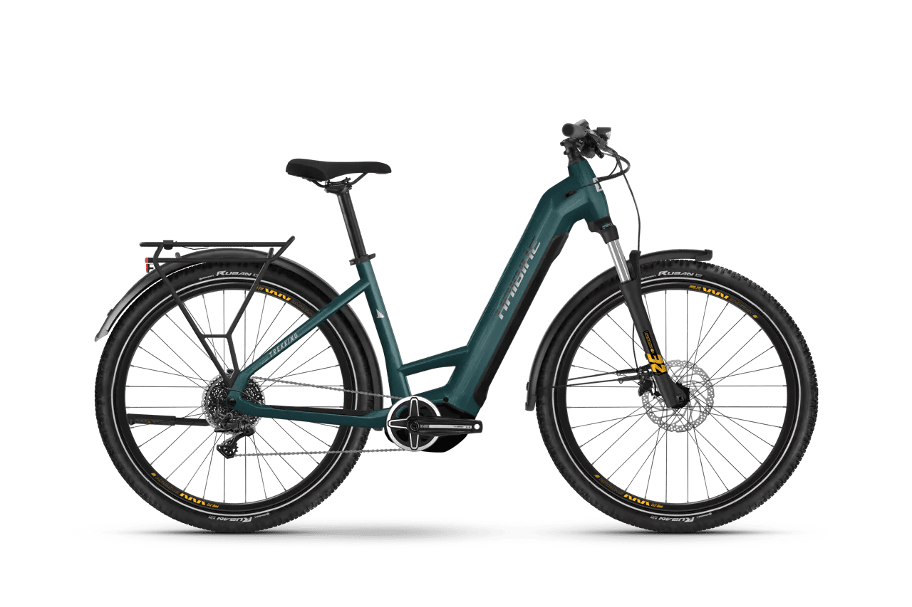 Haibike Trekking 4 Low M/45cm - Grön Elcykel  Hybrid 2024 från .