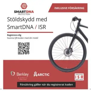 SmartDNA ISR-märkning Röd (inkl försäkring) från E-Wheels.