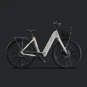 Ecoride Ambassador-4-Hubmotor-Belt-Disc-White-Medium Home > Electric Bikes > City Electric Bikes från Ecoride.