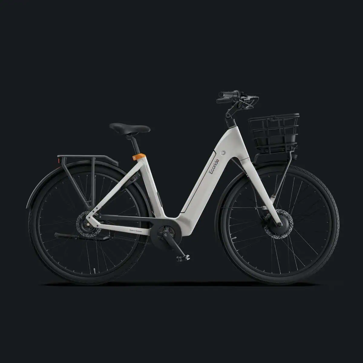 Ecoride Ambassador-4-Hubmotor-Belt-Disc-White-Medium Home > Electric Bikes > City Electric Bikes från Ecoride.