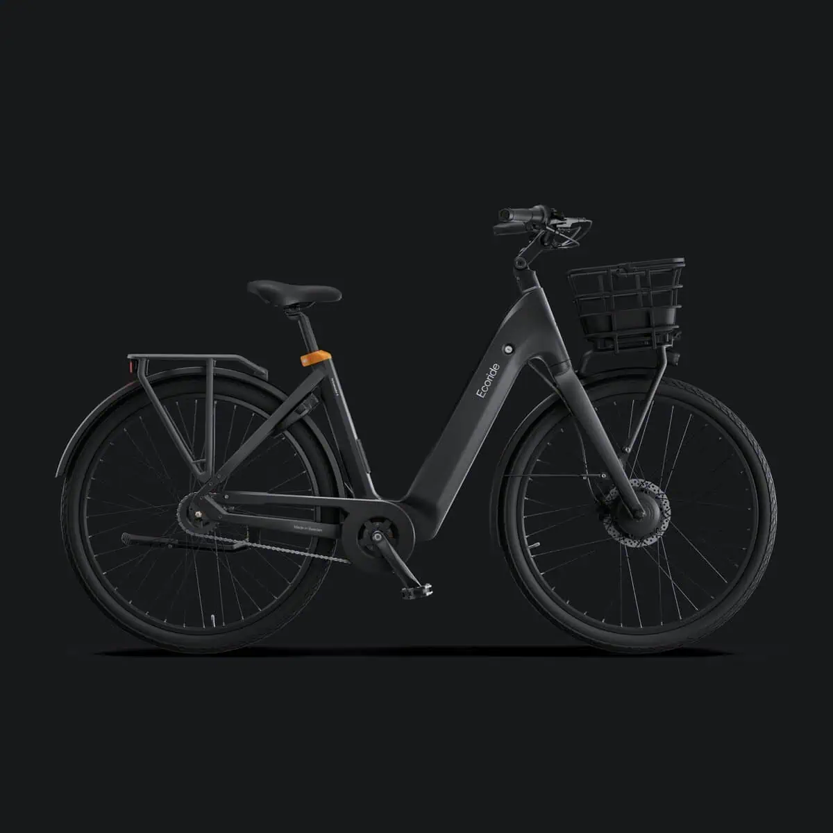 Ecoride Ambassador-4-hubmotor-chain-coaster-black-medium Home > Electric Bikes > City Electric Bikes från Ecoride.
