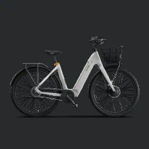Ecoride Ambassador-4-hubmotor-chain-disc-white-medium Home > Electric Bikes > City Electric Bikes från Ecoride.