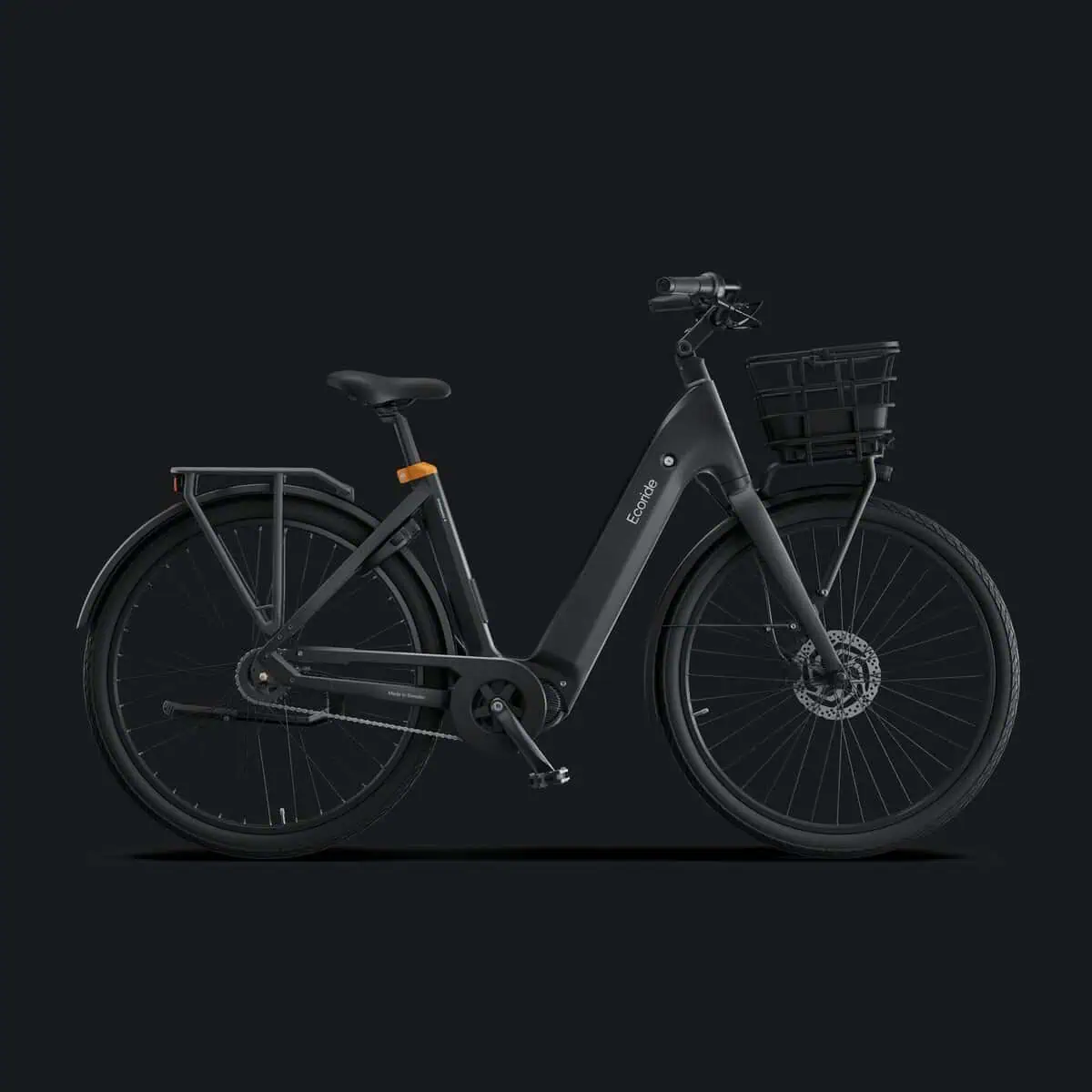 Ecoride Ambassador-4-midmotor-chain-coaster-black-medium Home > Electric Bikes > City Electric Bikes från Ecoride.