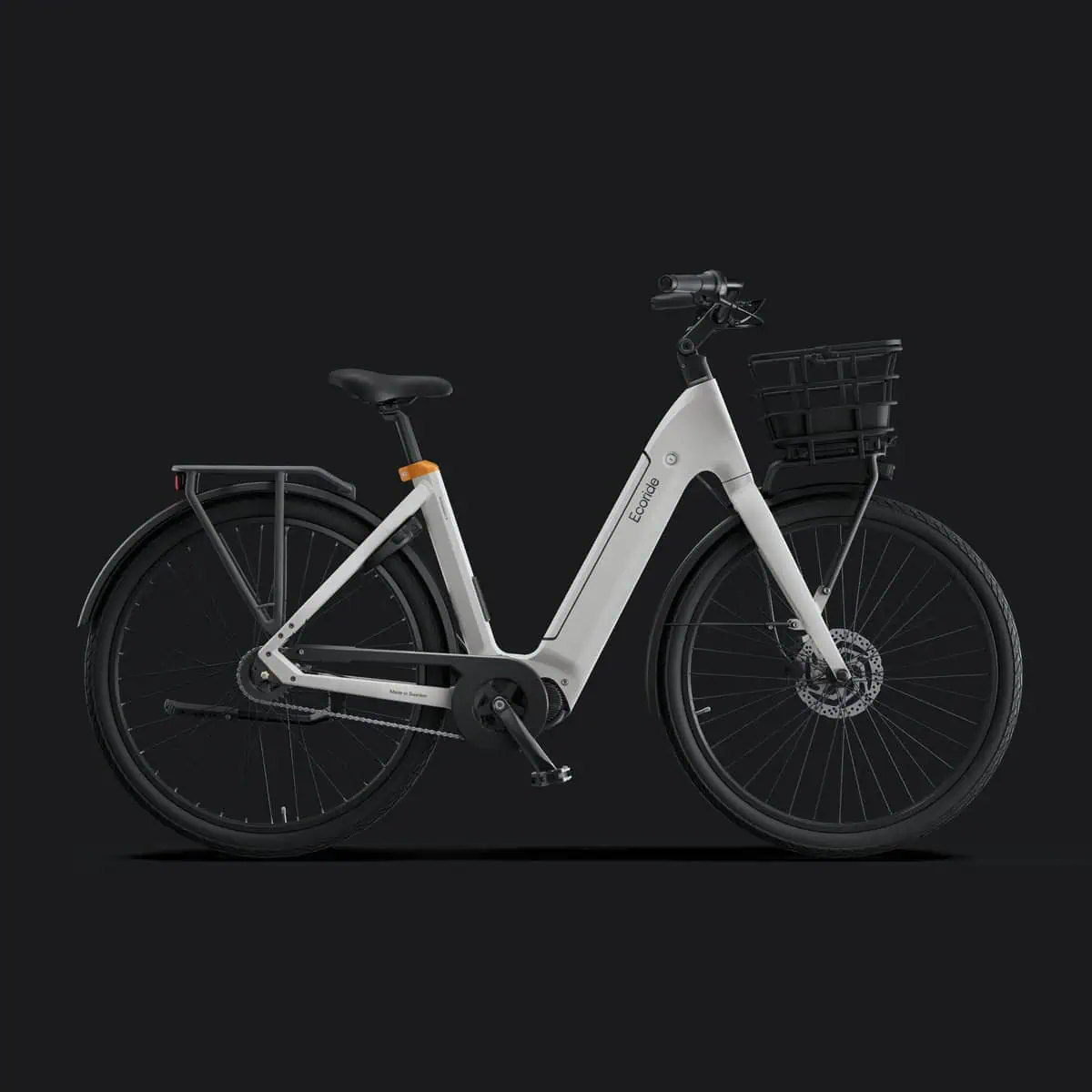 Ecoride Ambassador-4-midmotor-chain-coaster-white-medium Home > Electric Bikes > City Electric Bikes från Ecoride.