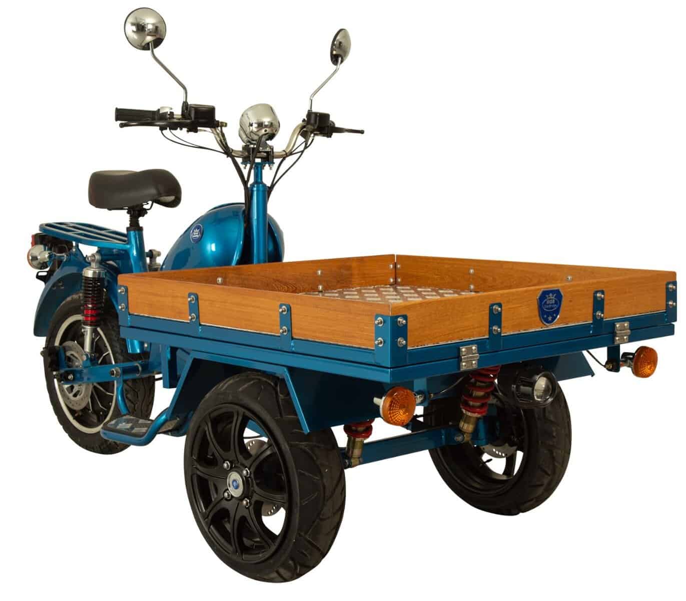 Elektrisk Flakmoped MGB Delivery Blå 3000W 45 km/h euro5 klass 1 från MGB Starbridge.