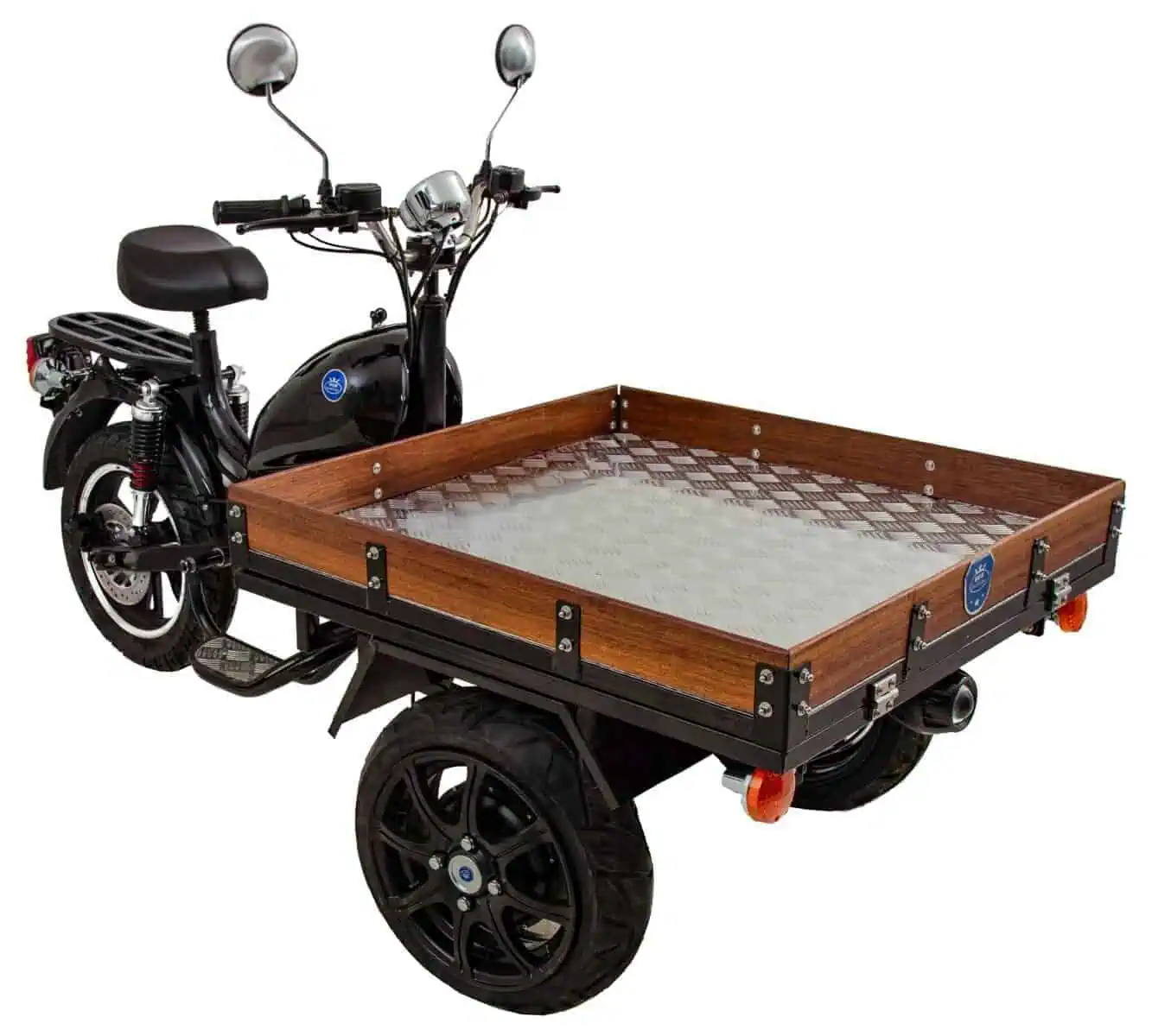 Elektrisk Flakmoped MGB Delivery Framhjulsdriven Svart 45 km/h Klass 1 från MGB Starbridge.