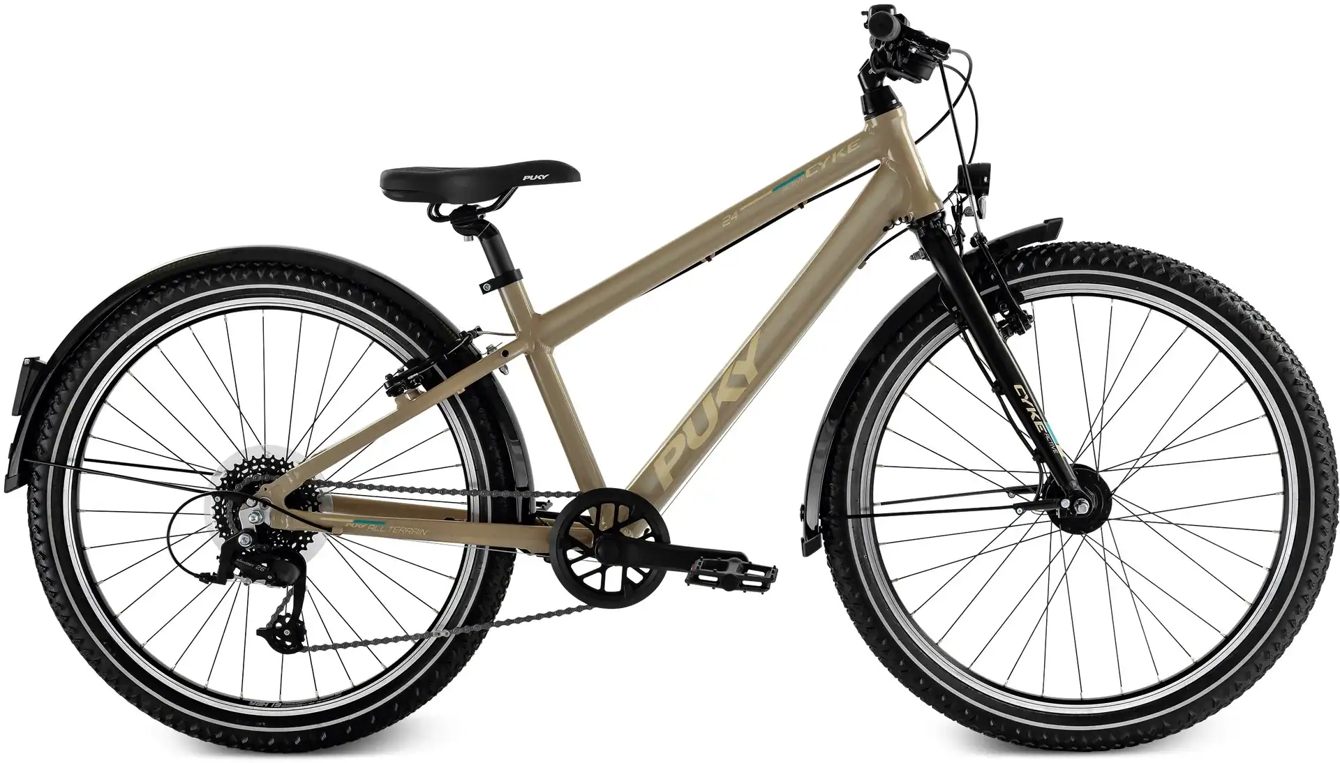 Köp en Puky Cykel 24-8 Active alu. barncykel sand/black från Puky.