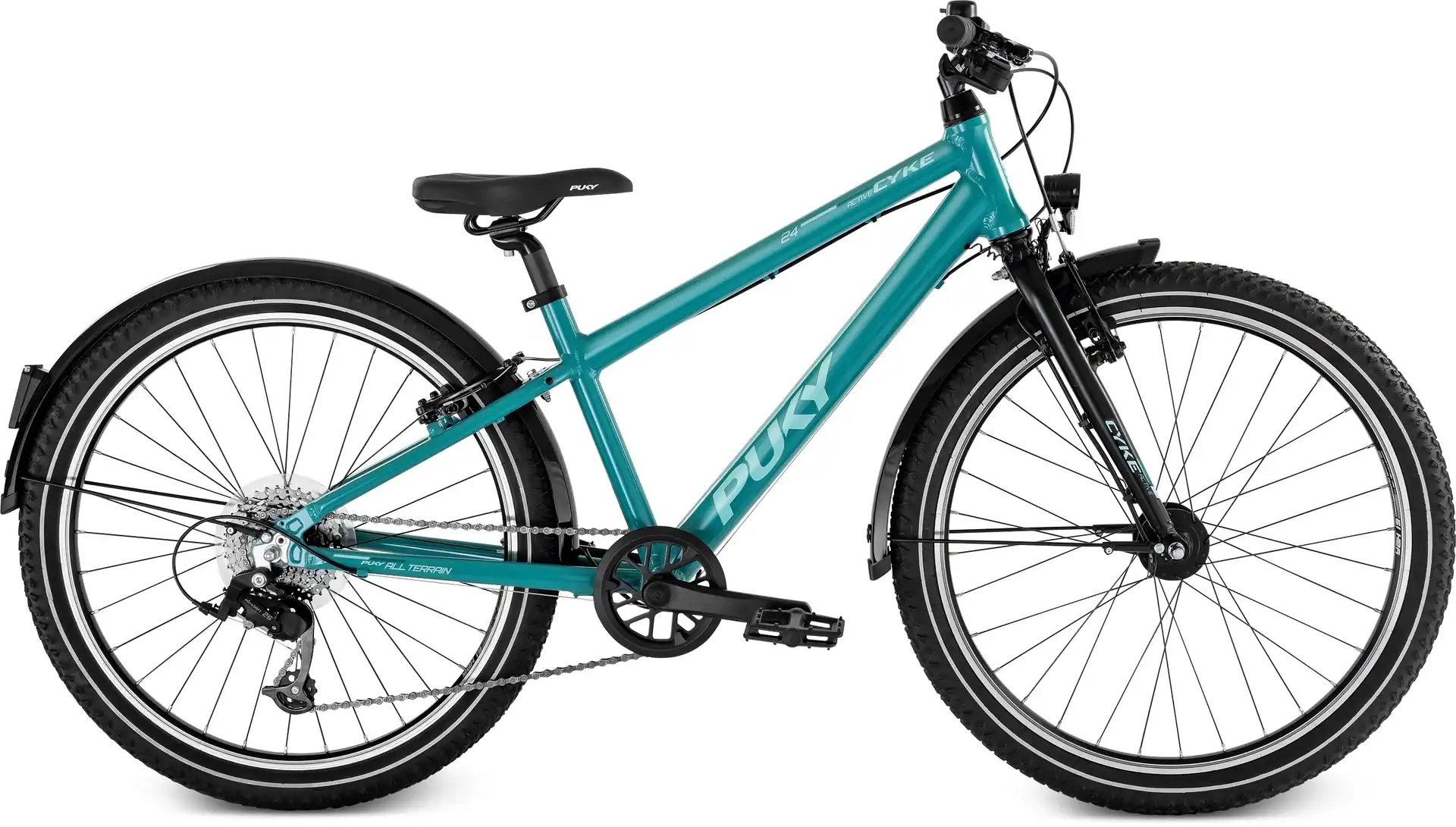 Köp en Puky Cykel 24-8 Active alu. barncykel turkos/svart från Puky.