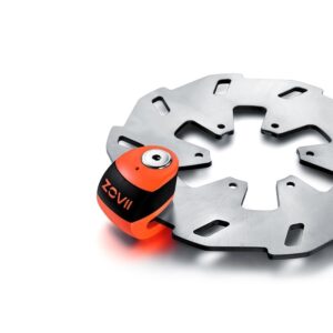 Skivlås med alarm ZOVII - orange från Zovii.