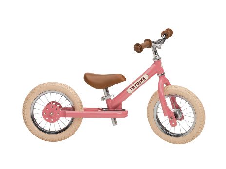 Köp en Trybike Balanscykel / Springcykel 2 Hjul Vintage Pink från Trybike.