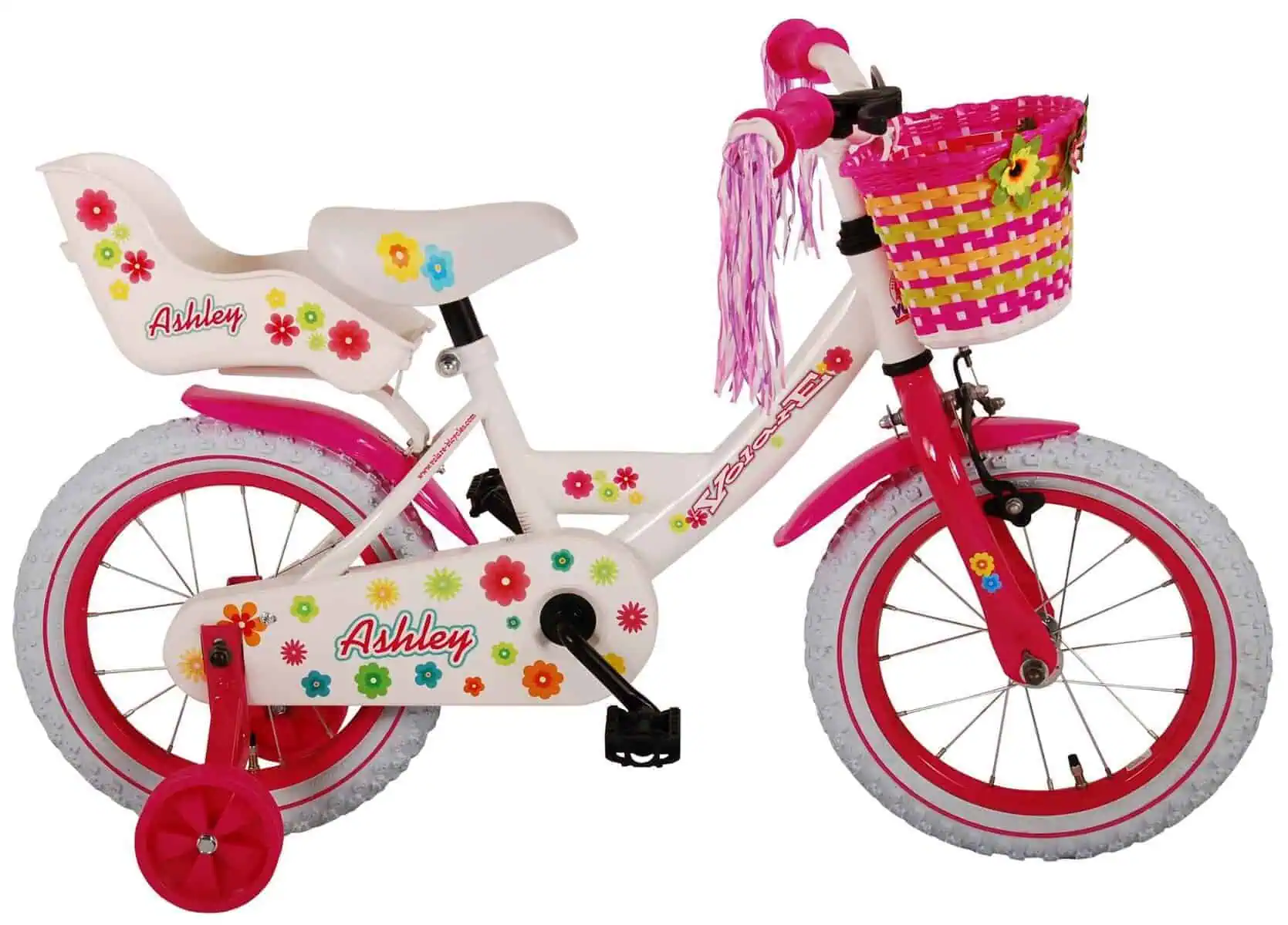 Köp en Volare Ashley 14"barncykel med stödhjul från Volare.