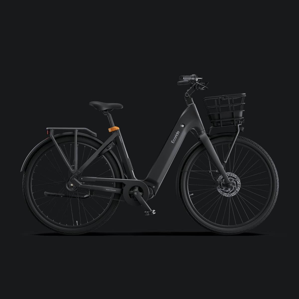 Ecoride Ambassador-4-Midmotor-Belt-Coaster-Black-Medium Home > Electric Bikes > City Electric Bikes från Ecoride.