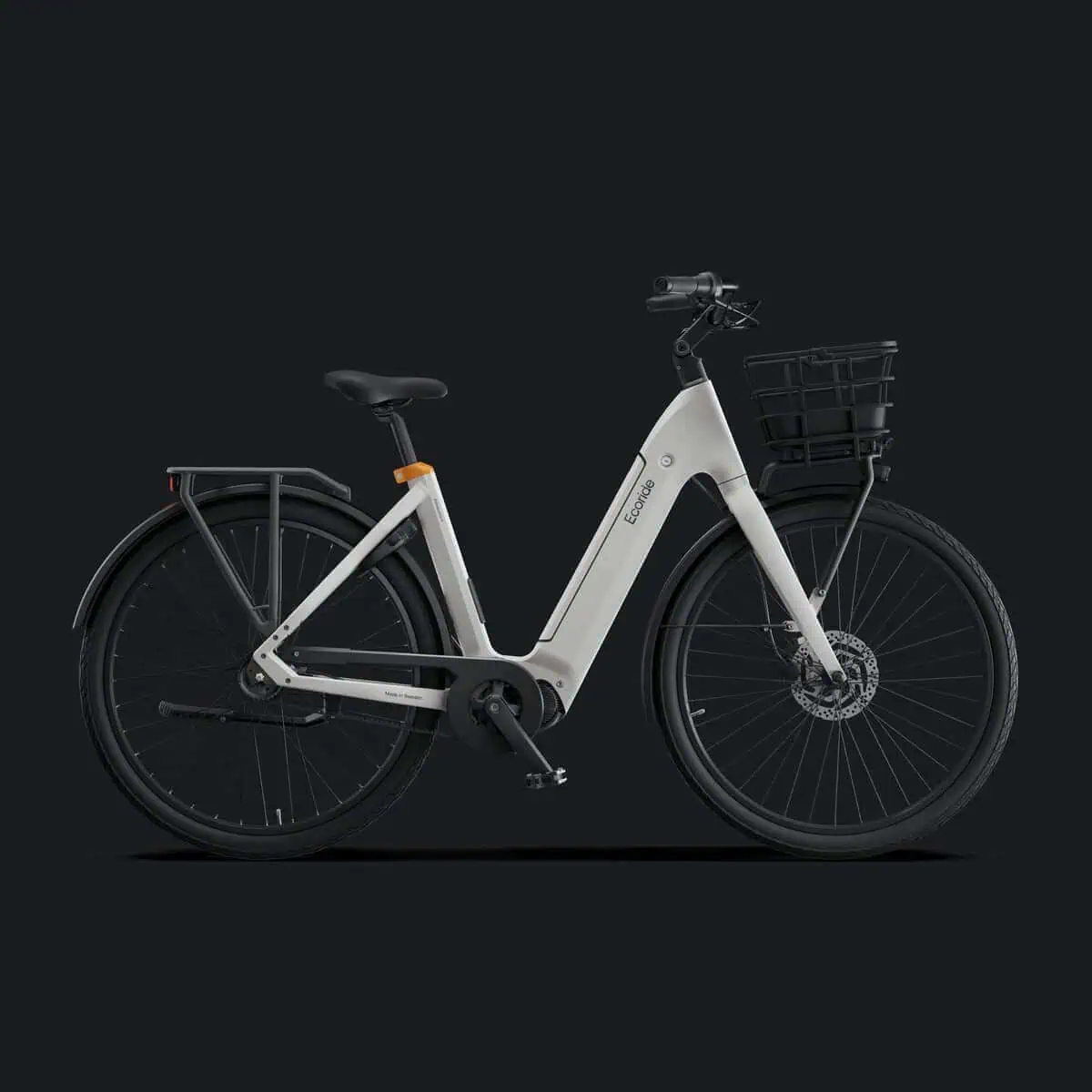 Ecoride Ambassador-4-Midmotor-Belt-Coaster-White-Medium Home > Electric Bikes > City Electric Bikes från Ecoride.