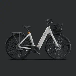 Ecoride Ambassador-4-midmotor-chain-disc-white-medium Home > Electric Bikes > City Electric Bikes från Ecoride.