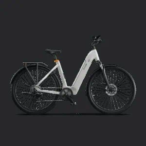 Ecoride Tripper-4-Hubmotor-Low-step-white-medium Home > Electric Bikes > Hybrid Electric Bikes från Ecoride.