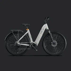 Ecoride Tripper-4-Midmotor-Low-step-white-medium Home > Electric Bikes > Hybrid Electric Bikes från Ecoride.