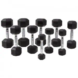 Hantelset 1-10 kg Master Fitness Hexagon från Master Fitness.
