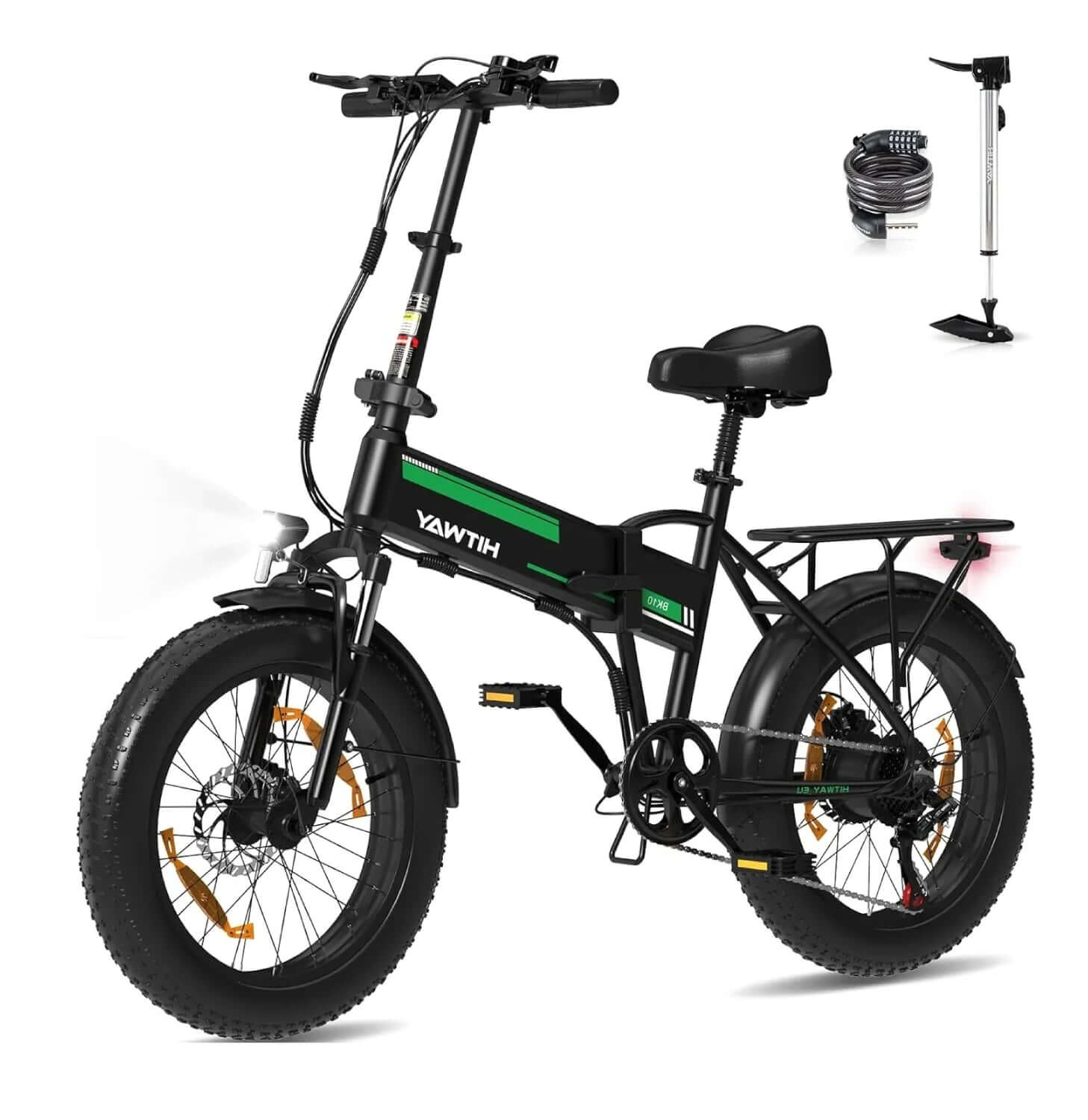 BK10SP Elcykel (25 km/h) - Grön Elcykel från Elektronikhjulet.se.