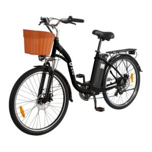 C6 Elcykel (25 km/h) - Svart Elcykel från Elektronikhjulet.se.