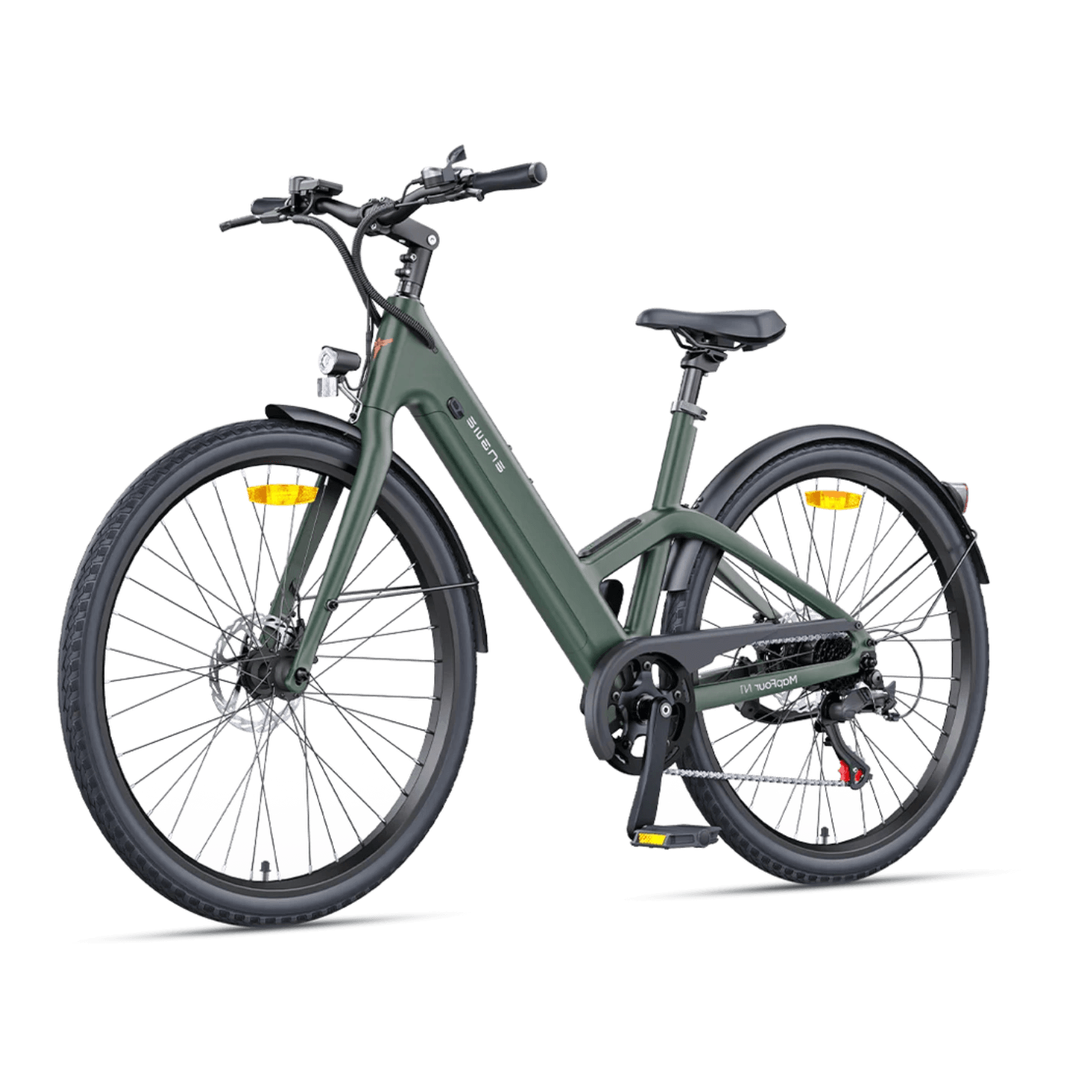 N1 Air Elcykel (25 km/h) - Grön / Lågt insteg Elcykel från Elektronikhjulet.se.