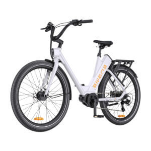 P275 ST Elcykel (25 km/h) - Vit Elcykel från Elektronikhjulet.se.