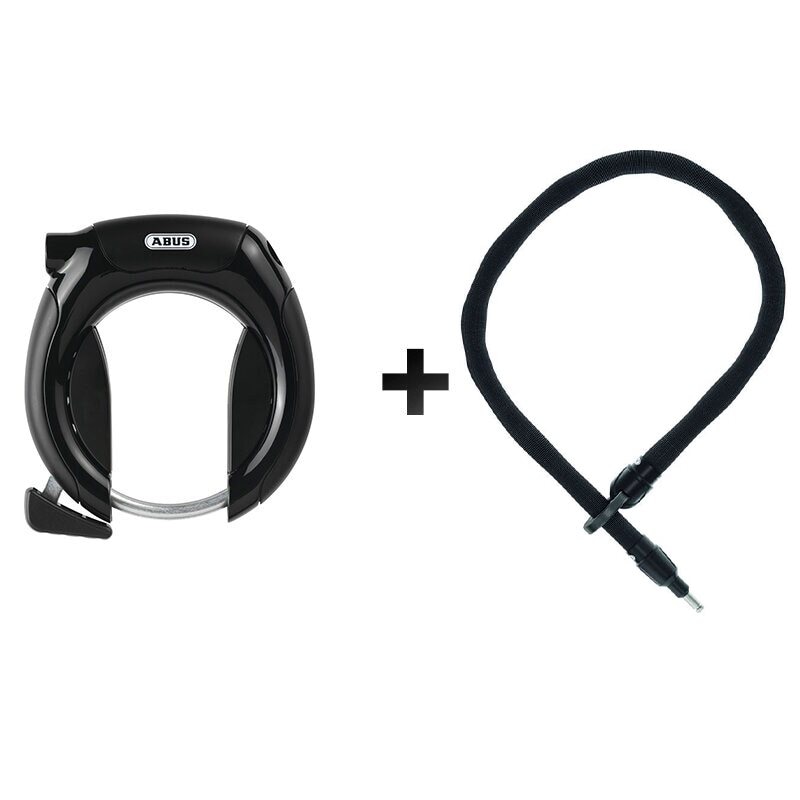 SET - ABUS Ramlås 5955 Pro Shield Plus inkl. kätting 100 cm från Evobike.