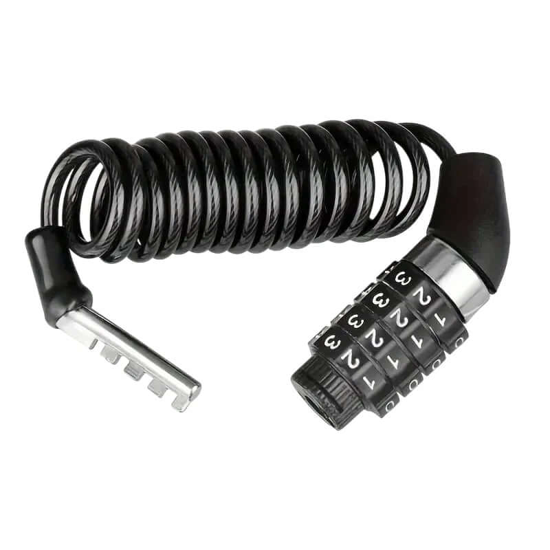 Spirallås med kod Tilbehør från Elektronikhjulet.se.