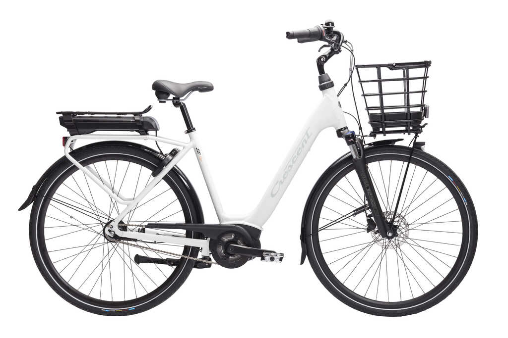 Crescent Elvira 7vxl 2025 Vit Korg 51cm Elcykel  Hybrid 2024 från .