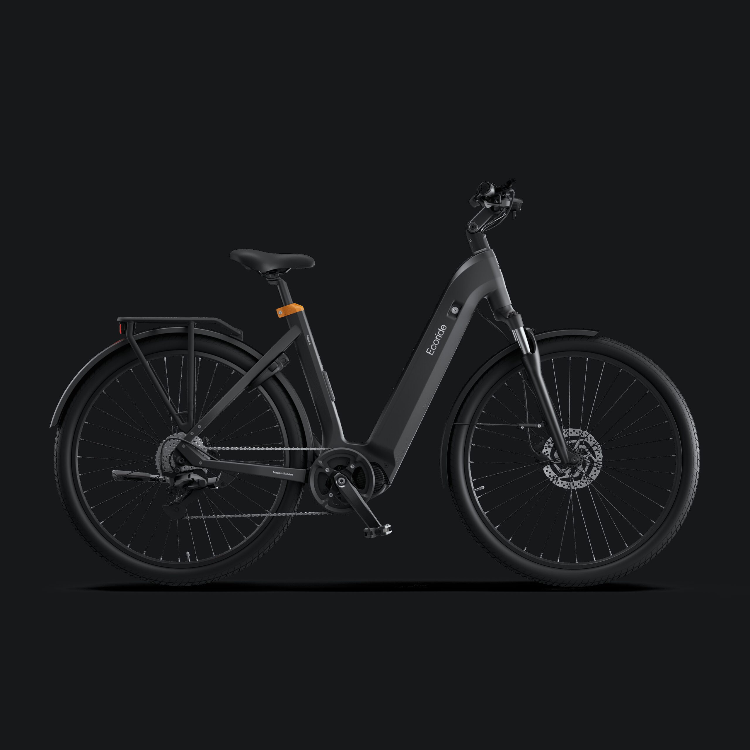 Ecoride Tripper-4-Midmotor-Low-step-black-medium Home > Electric Bikes > Hybrid Electric Bikes från Ecoride.