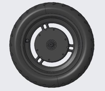 Electric Scooter Rear Wheel-Black Scooters - Accessories från Xiaomi.