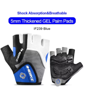 INBIKE Stötsäker Cykelhandskar Träningshandskar Sporthandskar Män Kvinnor Cykel Gym Fitness Handskar Klättring MTB