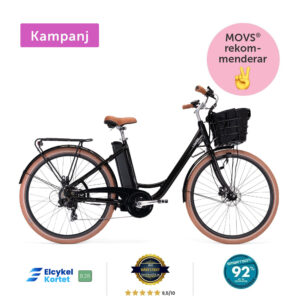 Lifebike Comfort G12 7 Vxl Svart Elcykel  Klassisk 2025 från .