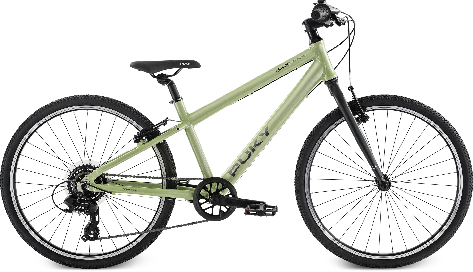 Köp en Puky LS-Pro 24-8 alu. barncykel grön/anthrazit från Puky.