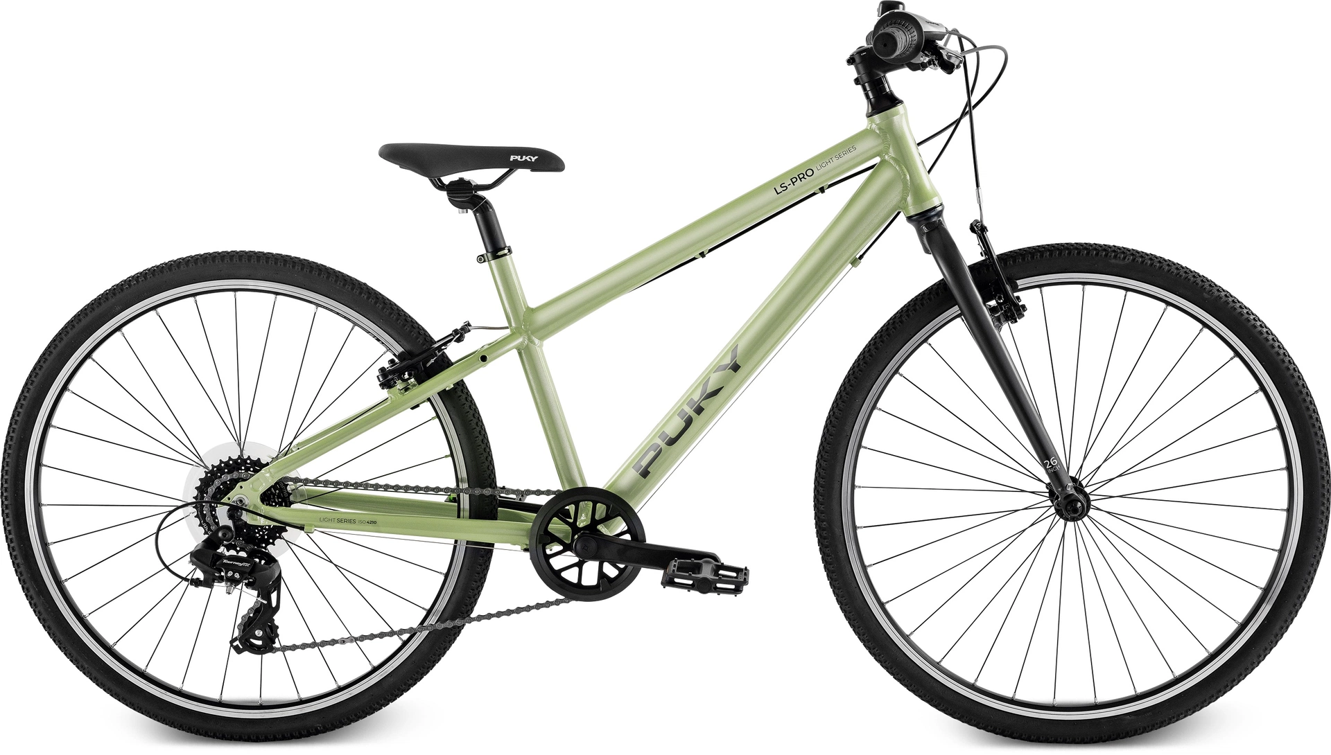 Köp en Puky LS-Pro 26-8 alu. barncykel grön/anthrazit från Puky.