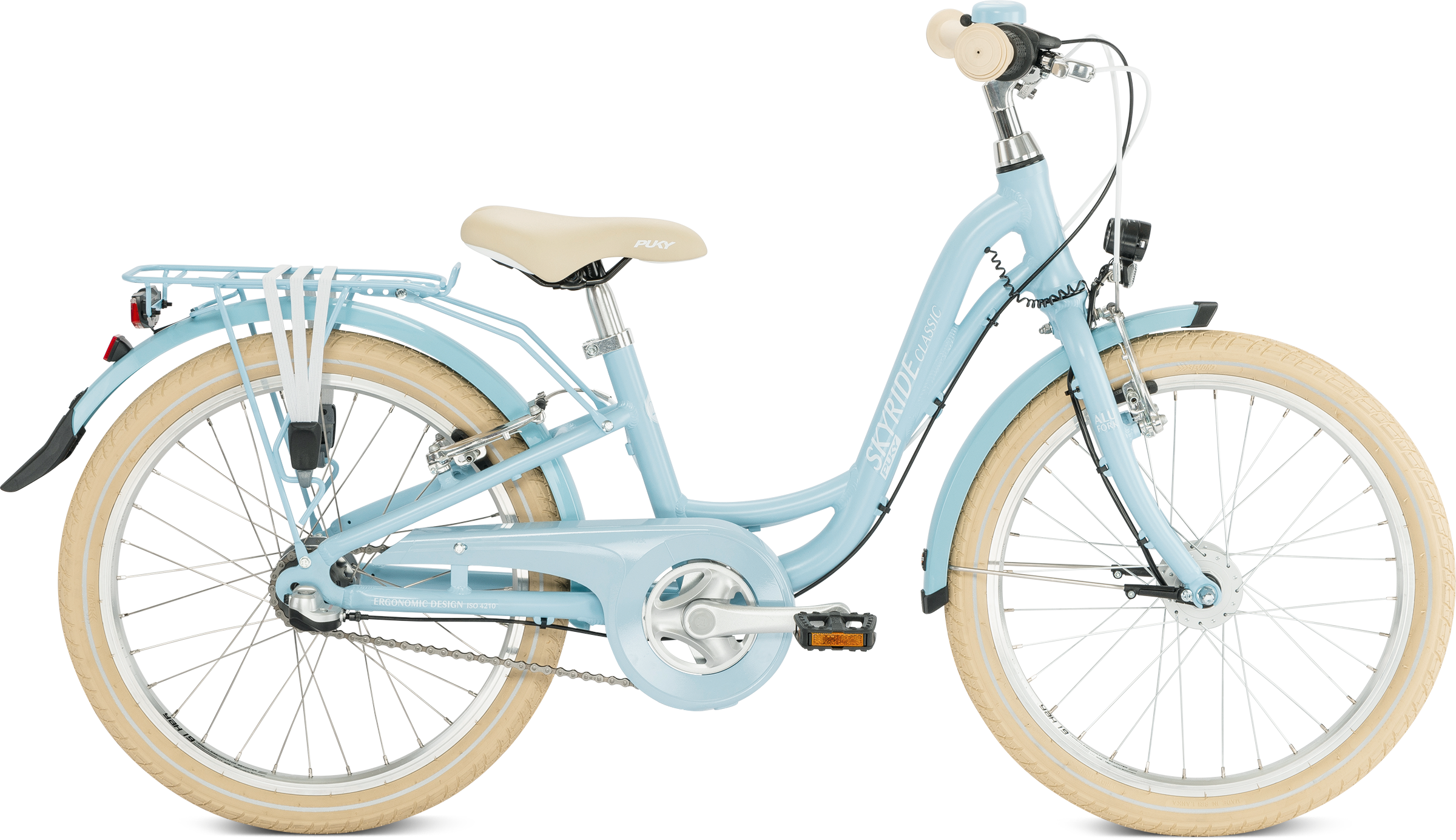 Köp en Puky Skyride 20-3 Classic alu. barncykel retroblå från Puky.