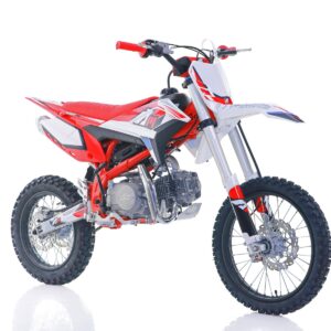 Cross Apollo Thunder 125cc 17"/14" Vit/röd från Apollo.