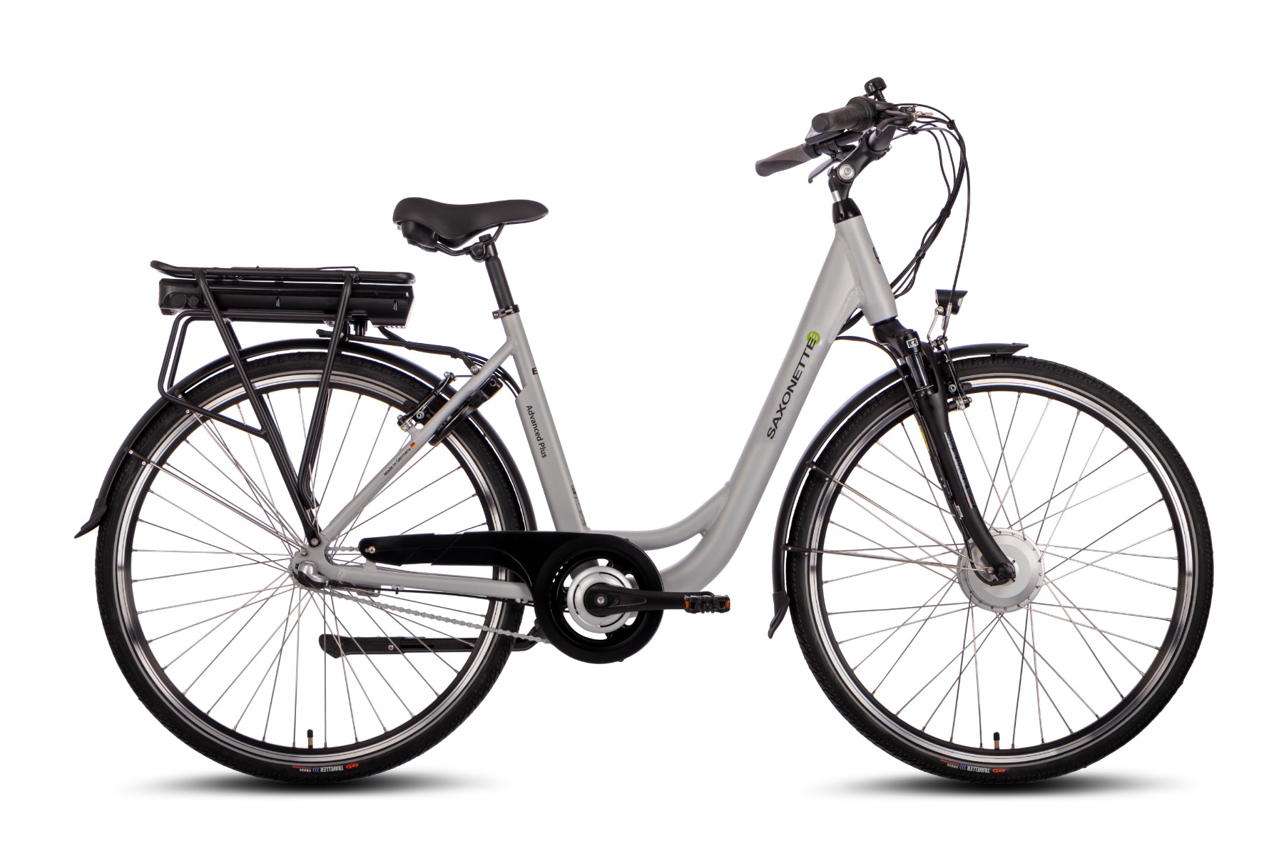 Elcykel Saxonette Advanced Plus 3 Vxl 28" 50 cm Silver från Motorsweden.