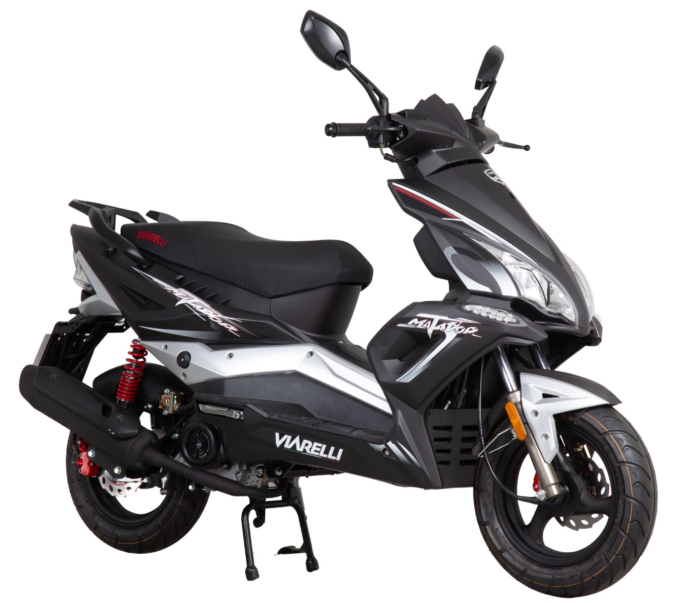 Moped Viarelli Matador mattsvart 45 km/h Klass 1 från Viarelli.
