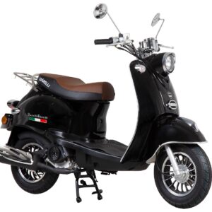 Moped Viarelli Retro-50 Svart 45 km/h (Euro 5 Klass 1) från Viarelli.