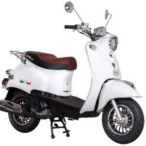 Moped Viarelli Retro-50 Vit 45 km/h (Euro 5 Klass 1) från Viarelli.