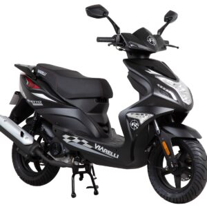 Moped Viarelli Rivetto Mattsvart 45 km/h (Euro 5 Klass 1) från Viarelli.