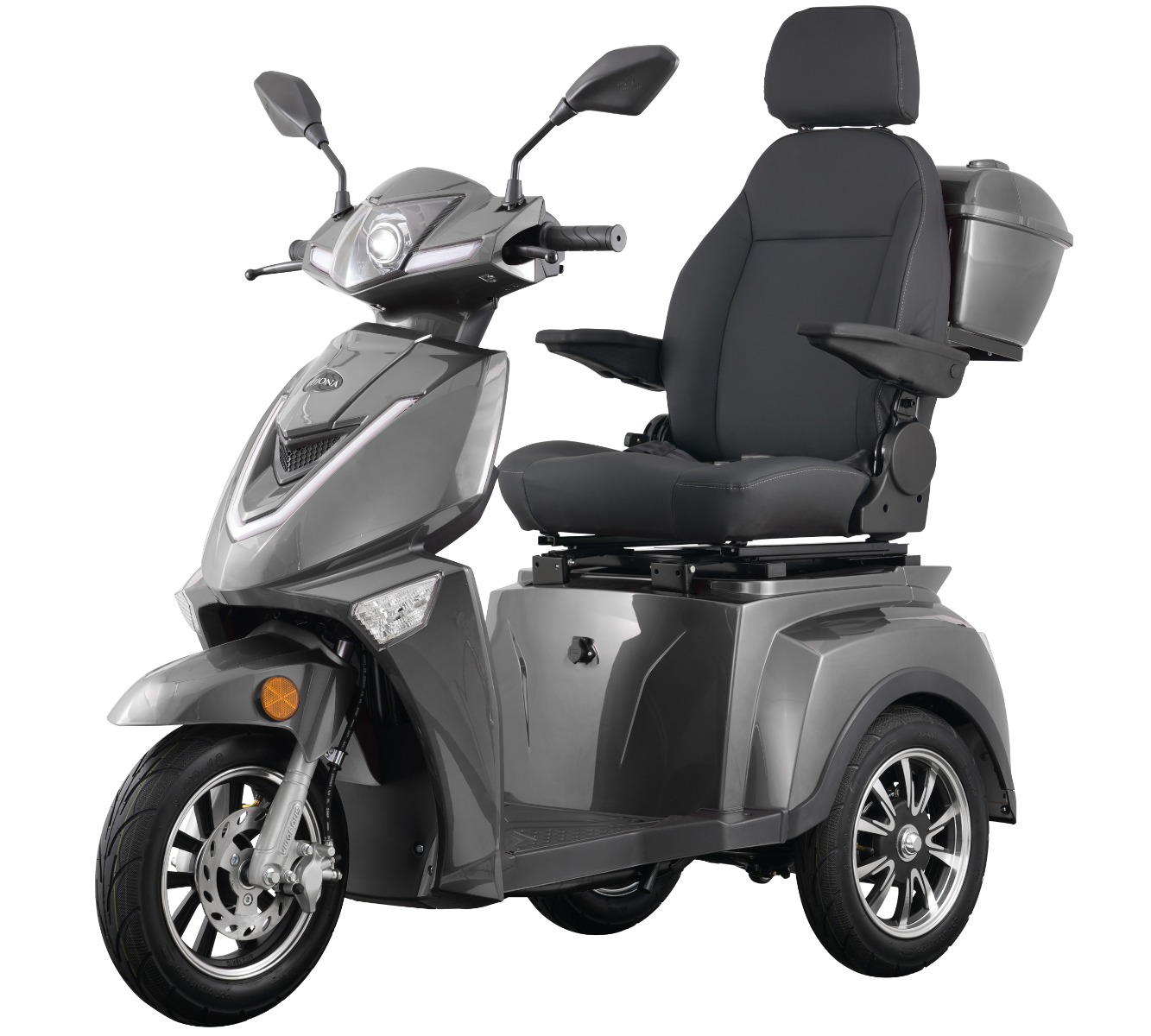 Promenadscooter Skand Leijona 1300 Plus Litium - Grå från Skand.