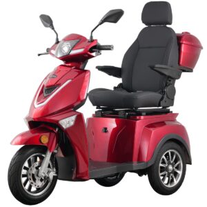 Promenadscooter Skand Leijona 1300 Plus Litium - Röd från Skand.