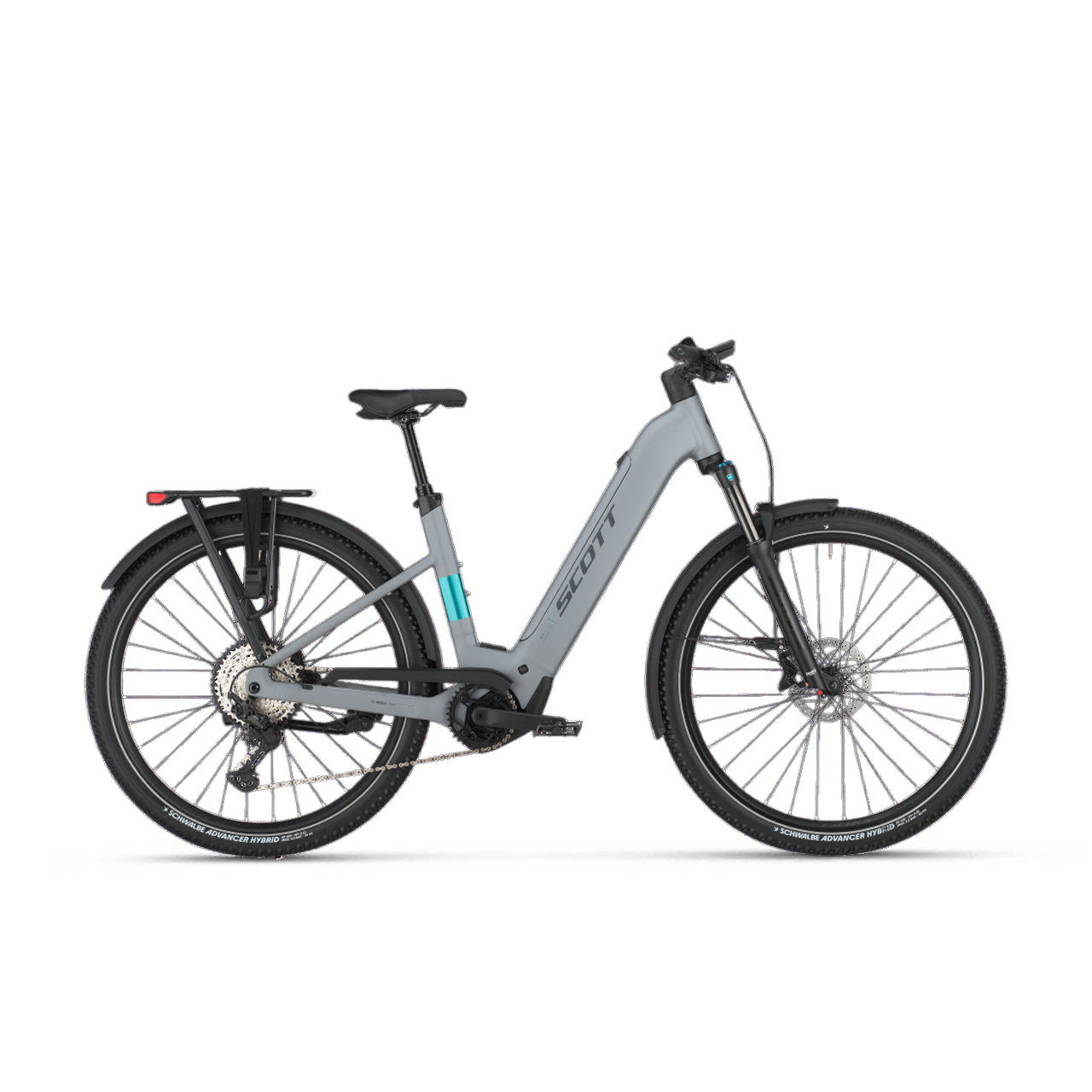 Scott Axis 10 Wave Grå - Xl Elcykel  Hybrid 2024 från .